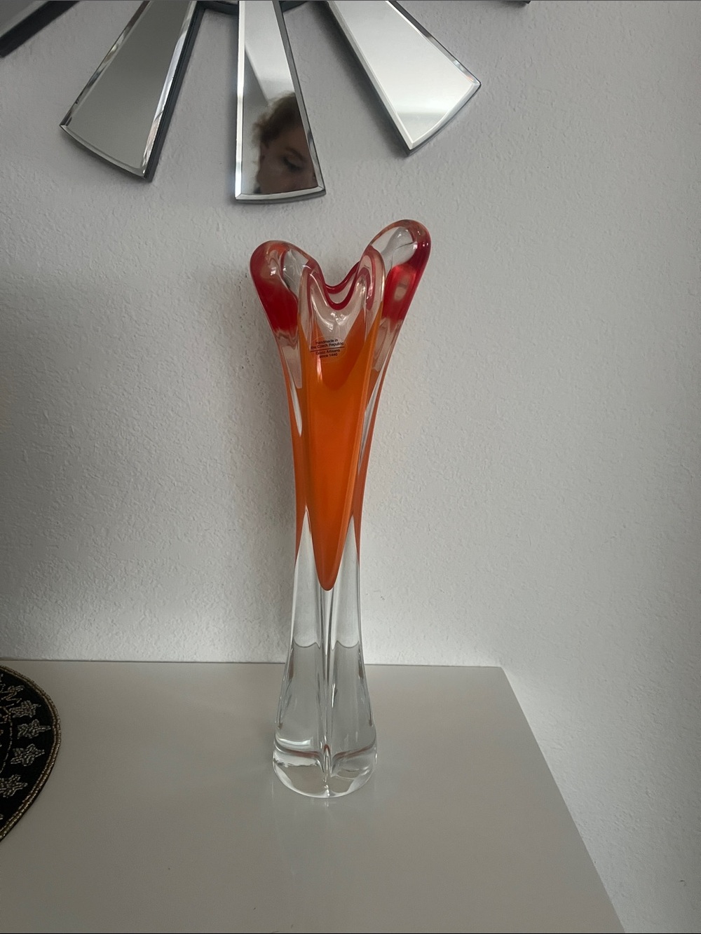 Handmade in the Czech Republic
Glass Artisans since 1440 Designer Home Art,5 lb+